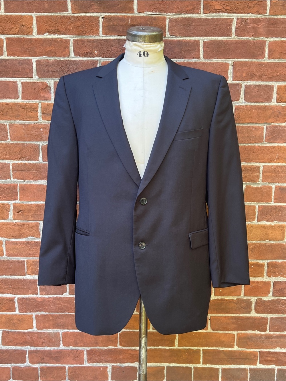 Strellson Men's Black Two-Button Blazer